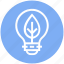 bulb, energy, idea, leave, light, light bulb, nature 
