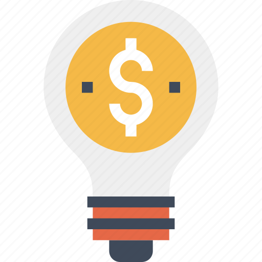 Bulb, business, dollar, finance, idea, light, money icon - Download on Iconfinder