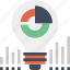 bulb, business, chart, data, finance, idea, light 