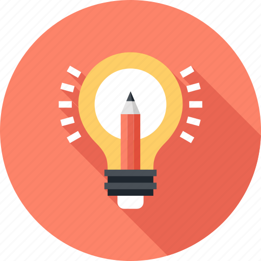 Art, bulb, draw, idea, imagination, light, pencil icon - Download on Iconfinder