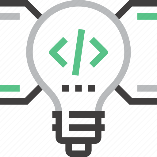 Bulb, code, coding, idea, light, program, programming icon - Download on Iconfinder