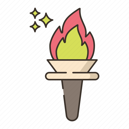 Torch, flame, fire icon - Download on Iconfinder