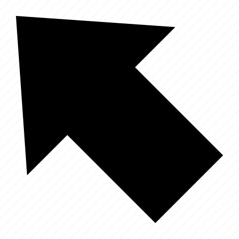 Left, upper, arrow icon - Download on Iconfinder