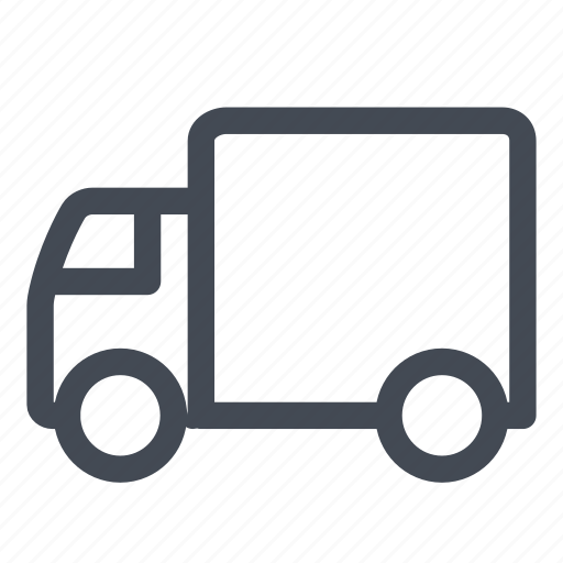 Box, delivery, on track, package, truck icon - Download on Iconfinder