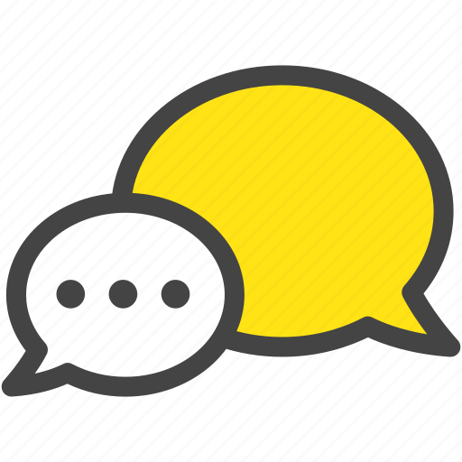 Chatter, message, prattle, speech bubble icon - Download on Iconfinder