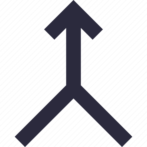 Bifurcation road, left arrow, right arrow, road sign, traffic sign icon - Download on Iconfinder