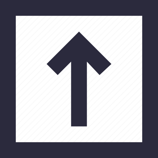 Arrow, direction, pointing arrow, up arrow, uploading icon - Download on Iconfinder