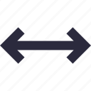 arrow, controls, expand, expand arrow, horizontal