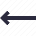 directional arrow, left arrow, left direction, navigational, road sign