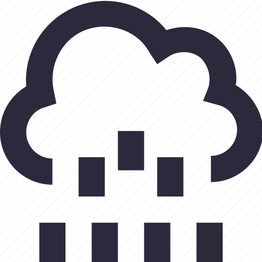 Cloud, rain, raining, rainy climate, weather icon - Download on Iconfinder
