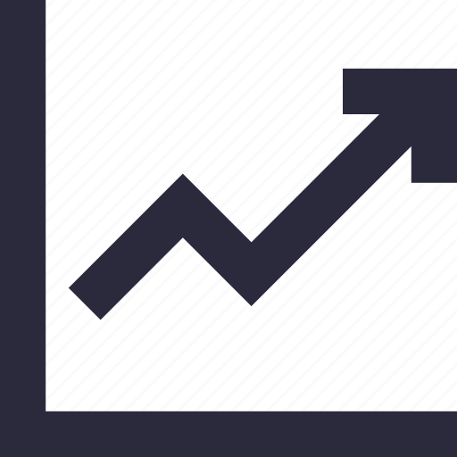 Growth, growth arrow, line graph, stock graph, trending icon - Download on Iconfinder