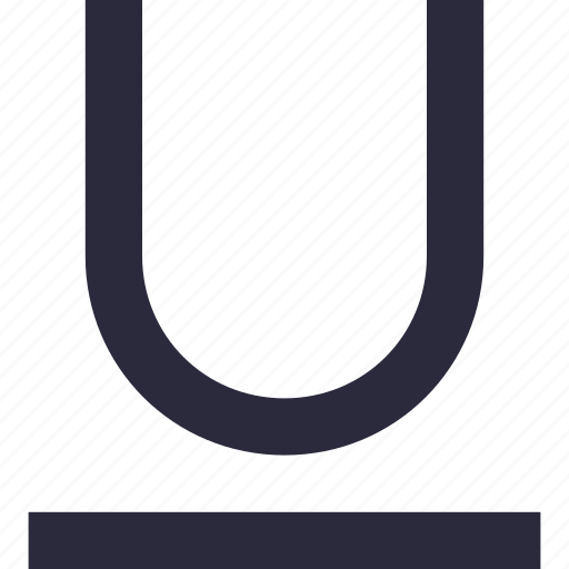 Alphabet, edit, letter u, text, underline icon - Download on Iconfinder