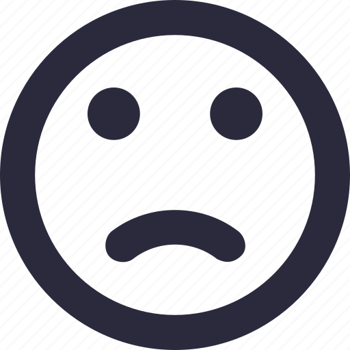 Emoticon, expressions, feeling, sad, sad smiley icon - Download on Iconfinder
