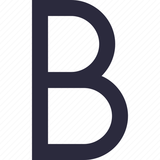 Alphabet, bold, edit, letter b, text icon - Download on Iconfinder