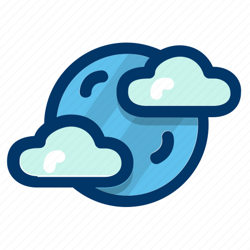 Cloudy, night, forecast, moon, weather icon - Download on Iconfinder