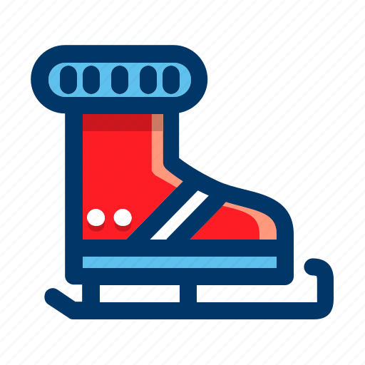 Ice, skate, christmas, holiday, winter, xmas icon - Download on Iconfinder
