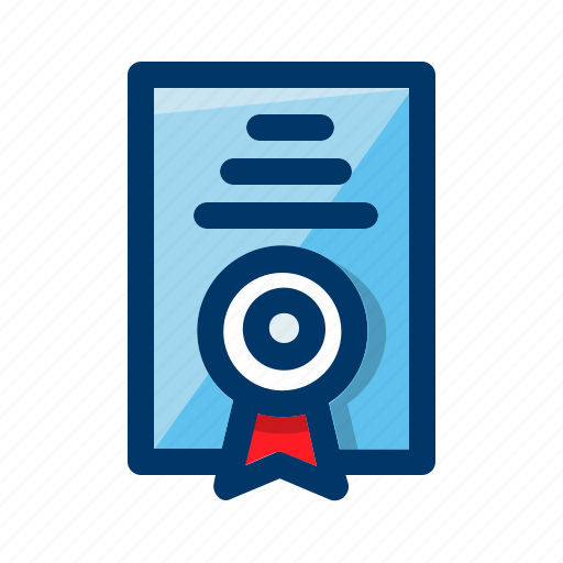 Certificate, achievement, award, certification, diploma icon - Download on Iconfinder