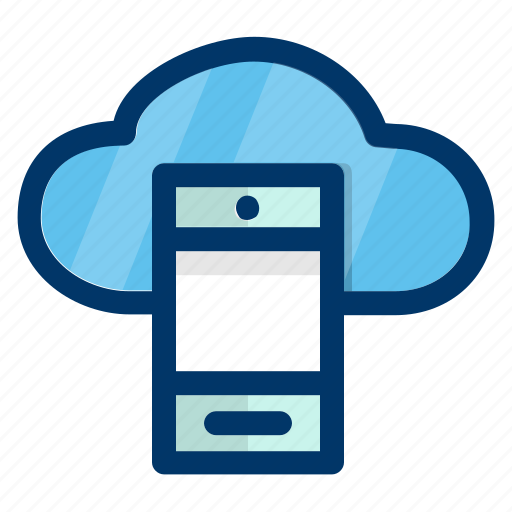 Cloud, mobile, phone, data, network, storage icon - Download on Iconfinder