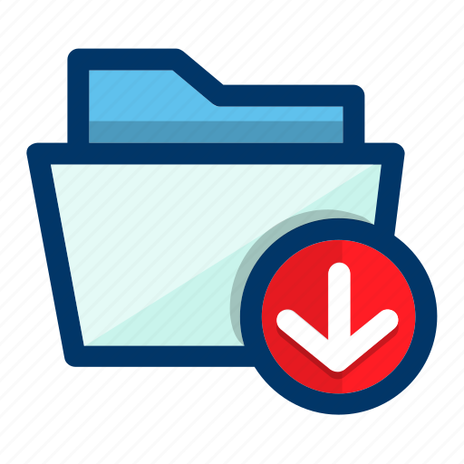 Download, folder, arrow, document, down, file, files icon - Download on Iconfinder