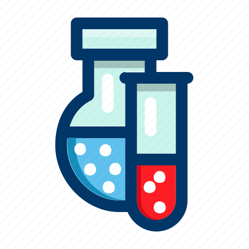 Test, tubes, chemistry, experiment, lab, laboratory, science icon - Download on Iconfinder