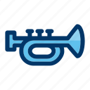 trumpet, announcement, instrument, music, musical