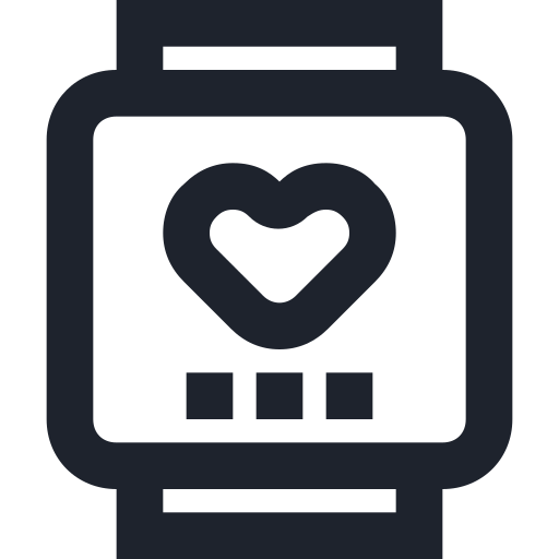 Time, tracker, heart pulse, smart watch icon - Free download
