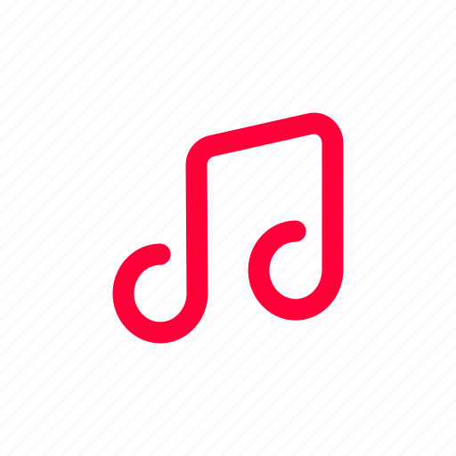 Line, music, not, pink, rhythm, tone, tune icon - Download on Iconfinder