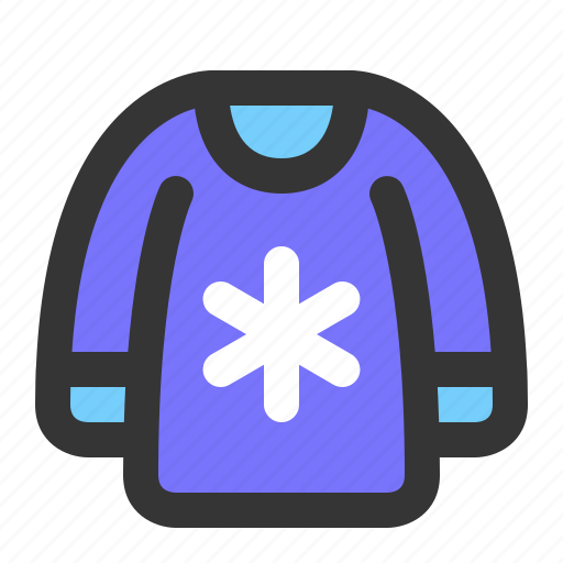Autumn, clothes, clothing, snowflakes, sweater, winter icon - Download on Iconfinder