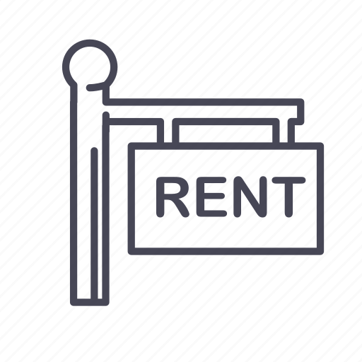 Property, rent, board icon - Download on Iconfinder