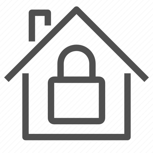 Building, guard, home, house, lock, protection, security icon - Download on Iconfinder