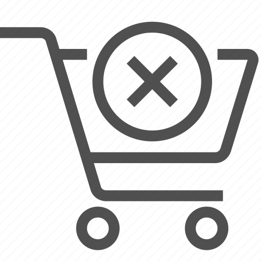 Bag, cart, delete, ecommerce, online, refusal, shopping icon - Download on Iconfinder