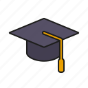 education, graduation, hat, high school, mortarboard, school, university