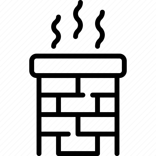 Chimney, roof, house, fireplace, fire icon - Download on Iconfinder