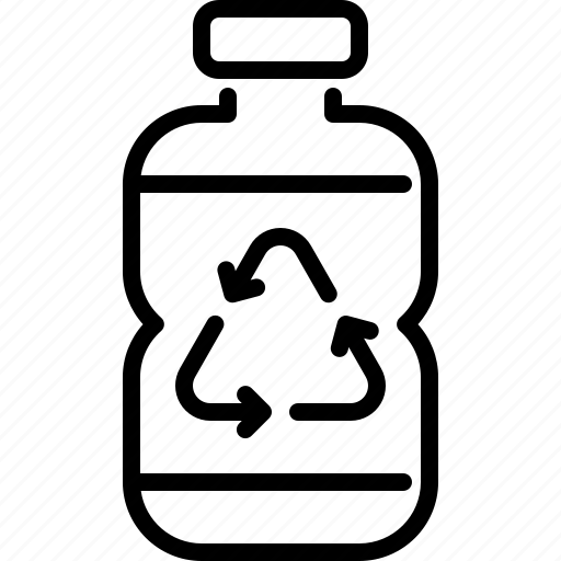 Bottle, plastic, environmental, recycle, reusable icon - Download on Iconfinder