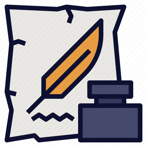Ancient, historical, history, memoirs, note, write icon - Download on Iconfinder