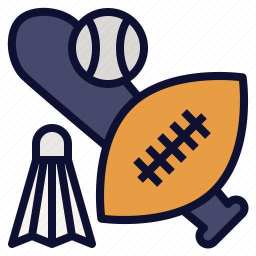 Baseball, batminton, football, game, rugby, sports icon - Download on Iconfinder