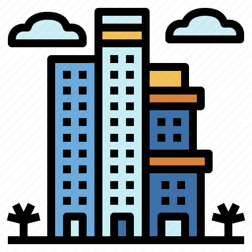 Buildings, estate, real, skyscrapers, town icon - Download on Iconfinder