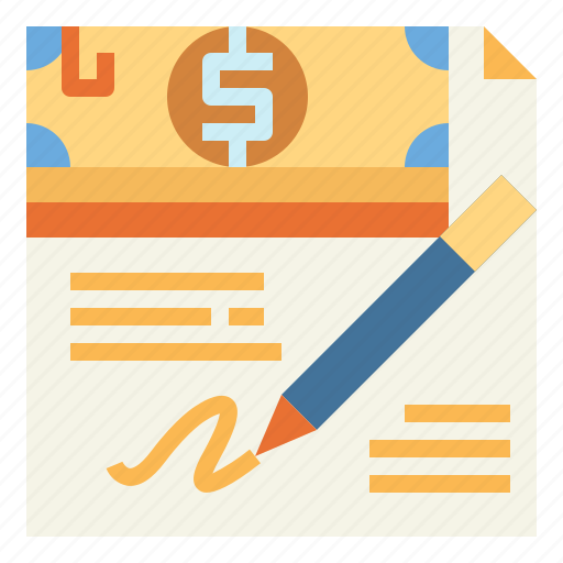 Business, contract, finance, sign icon - Download on Iconfinder