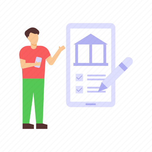 Mobile, phone, home, loan, finance icon - Download on Iconfinder