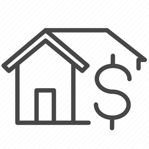 Home, house, installment, loan, money, mortgage, property icon - Download on Iconfinder