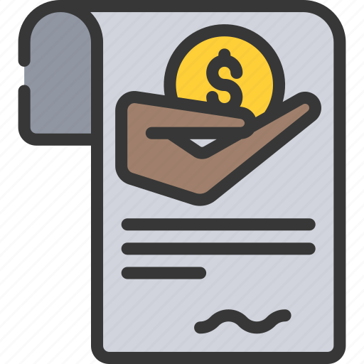 Contract, debt, loan, loans, money icon - Download on Iconfinder
