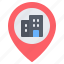 building, office, company, location, pin, placeholder, map 
