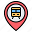 train, subway, station, location, pin, placeholder, map 