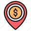 money, bank, atm, location, pin, placeholder, map 