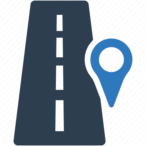 Pin, road, route, location, map icon - Download on Iconfinder