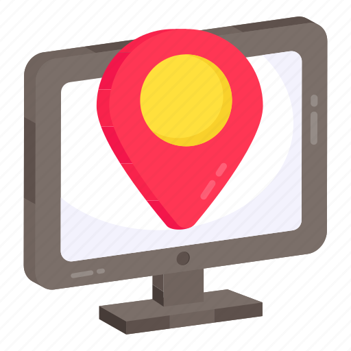 Mobile map, mobile location, mobile direction, gps, mobile navigation icon - Download on Iconfinder