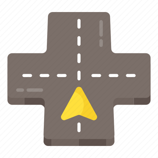 Road location, direction, gps, navigation, geolocation icon - Download on Iconfinder
