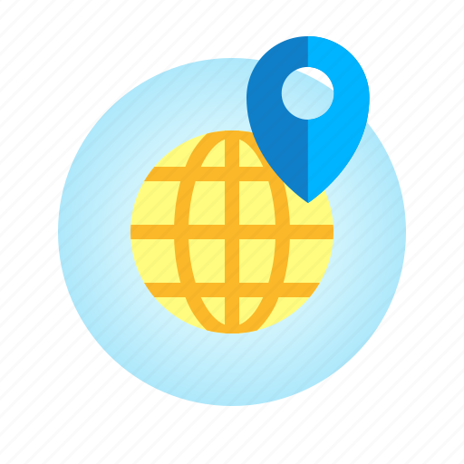 Globe, gps, location, map, pin icon - Download on Iconfinder