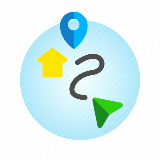 Gps, home, location, map, navigator, pin icon - Download on Iconfinder