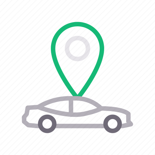 Car, location, map, tracking, vehicle icon - Download on Iconfinder